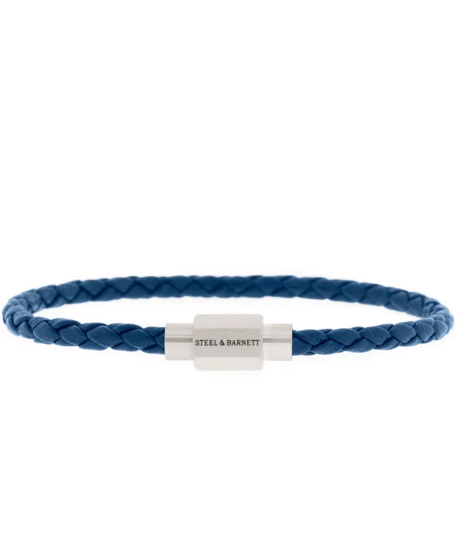 Steel and Barnett Luke Landon Leather Bracelet