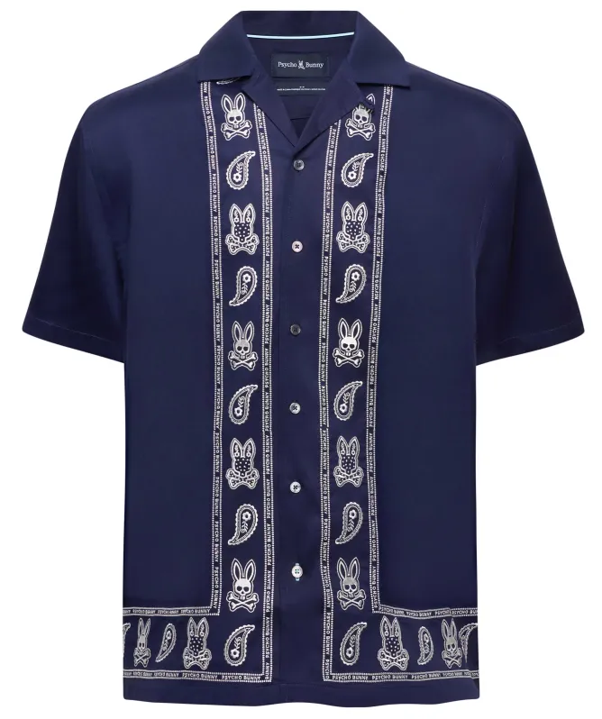 Psycho Bunny Luke Tencel Border Shirt