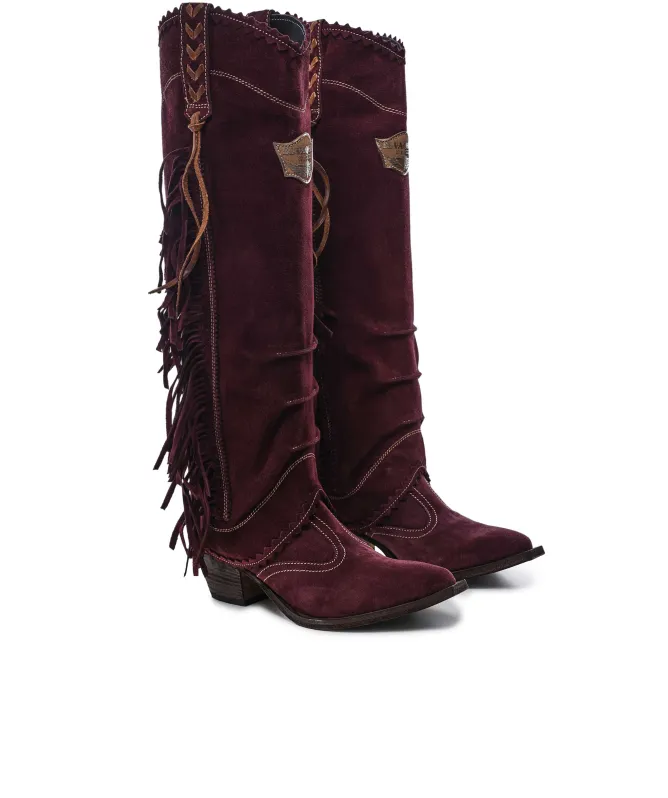 El Vaquero Kalou Fringe Cowboy Boots