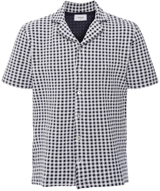 unfeigned Seersucker Short Sleeve Baqgy Shirt