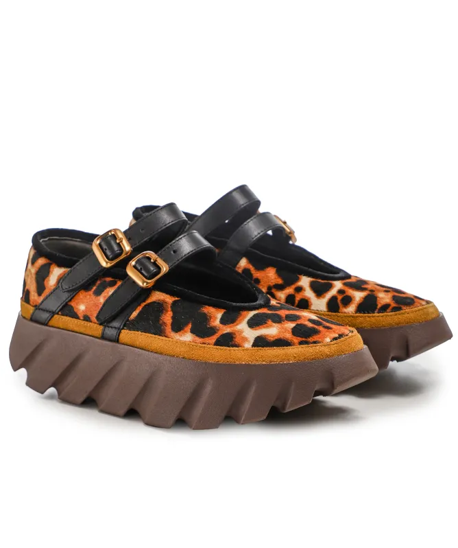 4CCCCEES Tura Ballet Leopard Shoes