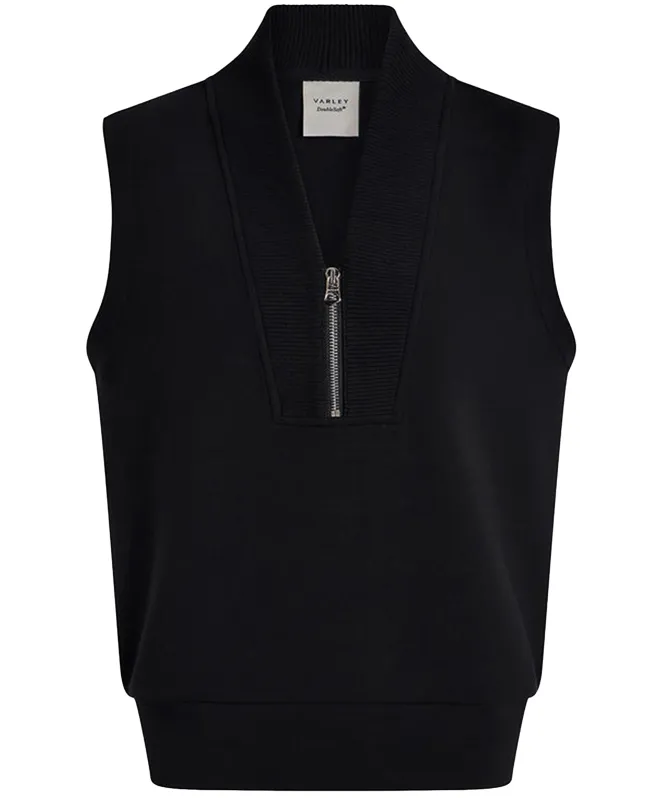 Varley Beau Sleeveless Half-Zipper Sweat