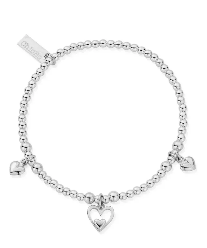 ChloBo Triple Heart Bracelet