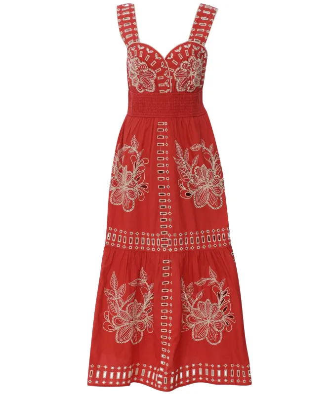 Rails Fawn Embroidered Dress