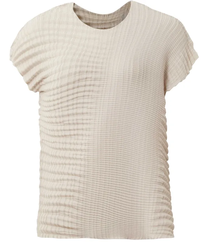 Thanny Pleated Short Sleeve Top