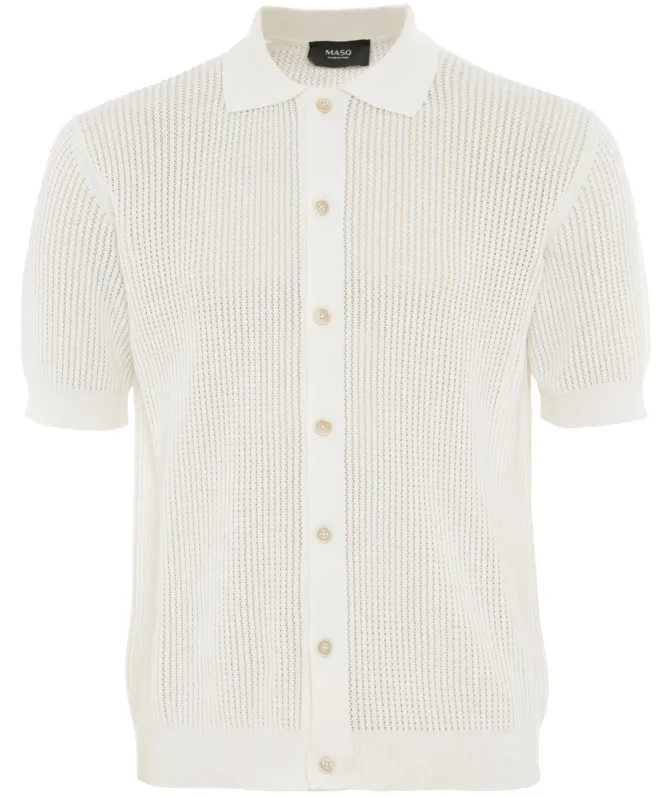 MASQ Hand Knit Short Sleeve Shirt