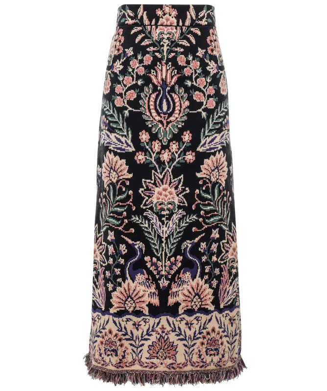 FARM Rio Marvellous Garden Midi Skirt