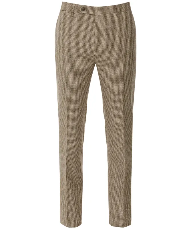Berwich Slim Fit Houndstooth Trousers