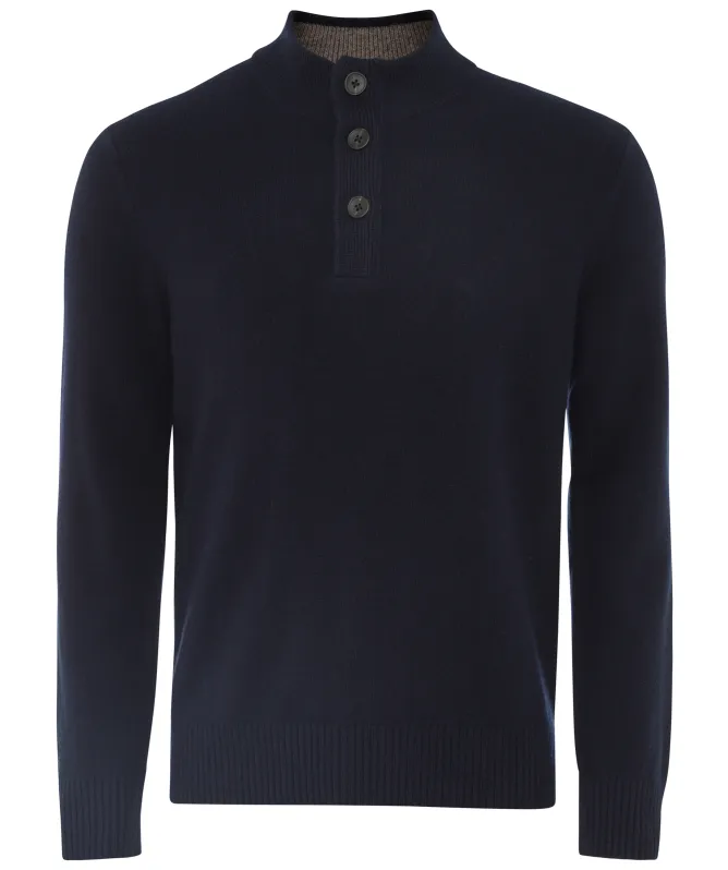 Thomas Maine Half Zipper Button Sweater