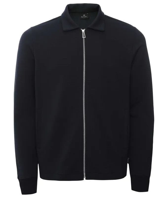 Paul Smith Double-Face Jersey Zipper Sweatshirt