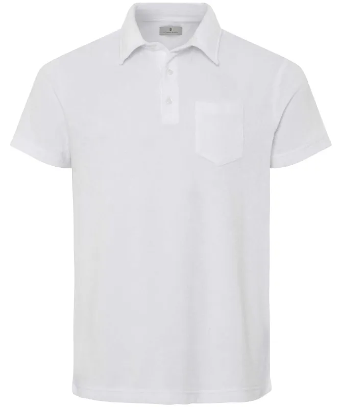 Thomas Maine Terry Jersey Polo Shirt