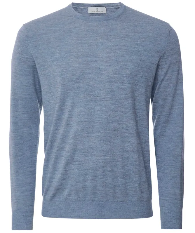 Thomas Maine Merino Crew Neck Jumper