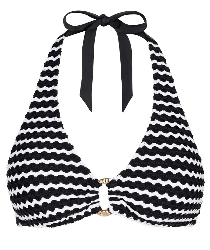 Chelsea Peers Crochet Halterneck Bikini Top