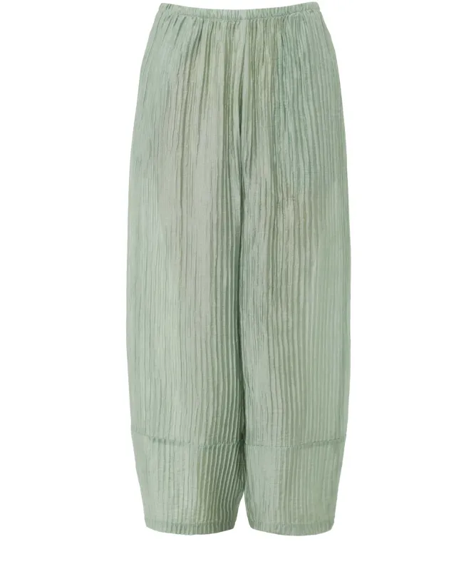 Thanny Pleated Cropped Trousers
