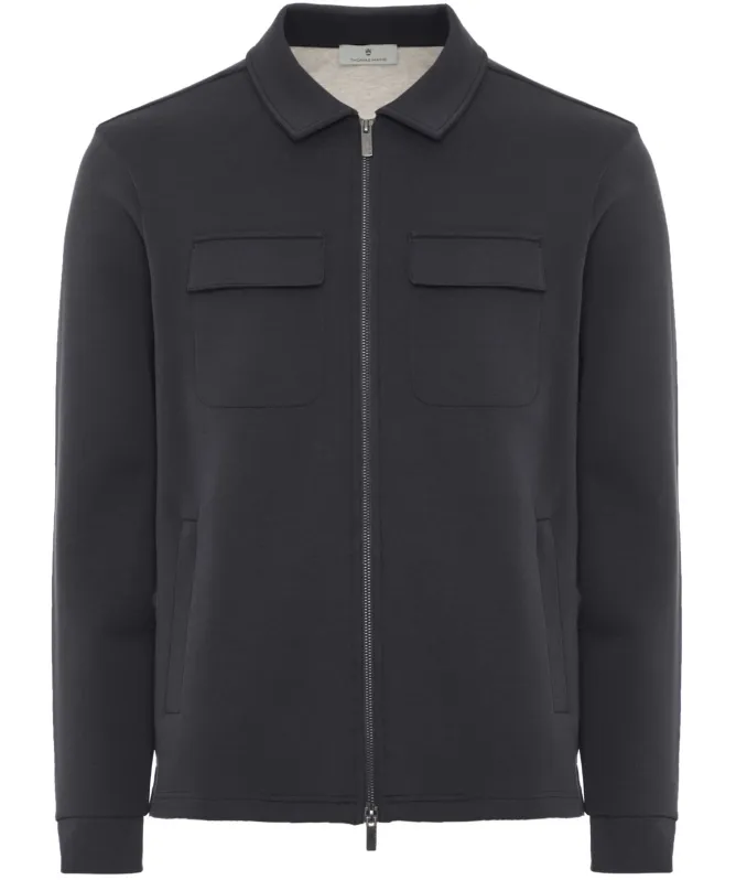 Thomas Maine Collared Full Zipper Sweatshirt