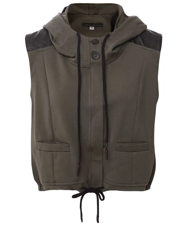 Lurdes Bergada Harry Hooded Waistcoat
