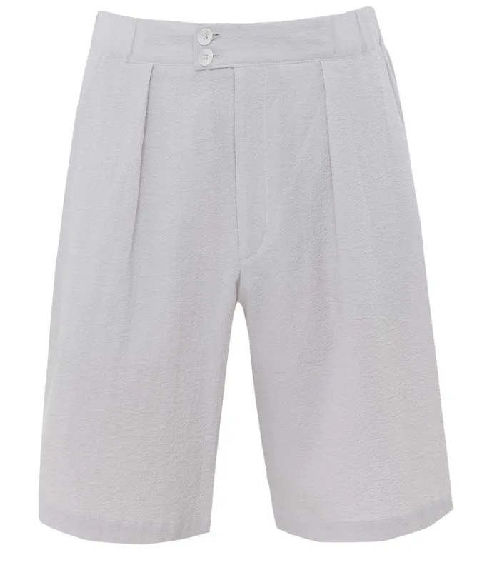 unfeigned Seersucker Bermuda Shorts