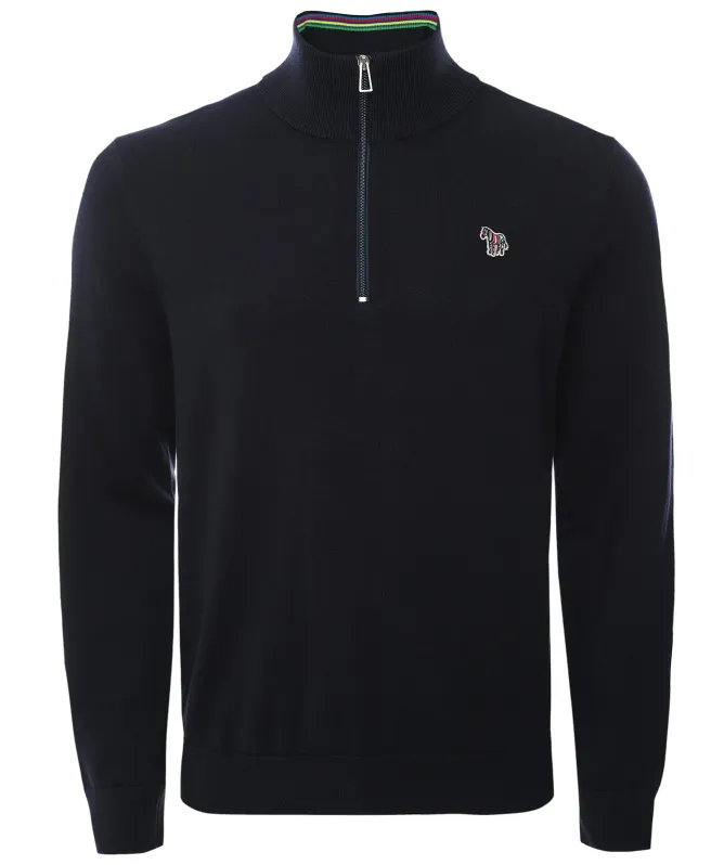 Paul Smith Half-Zip Zebra Jumper