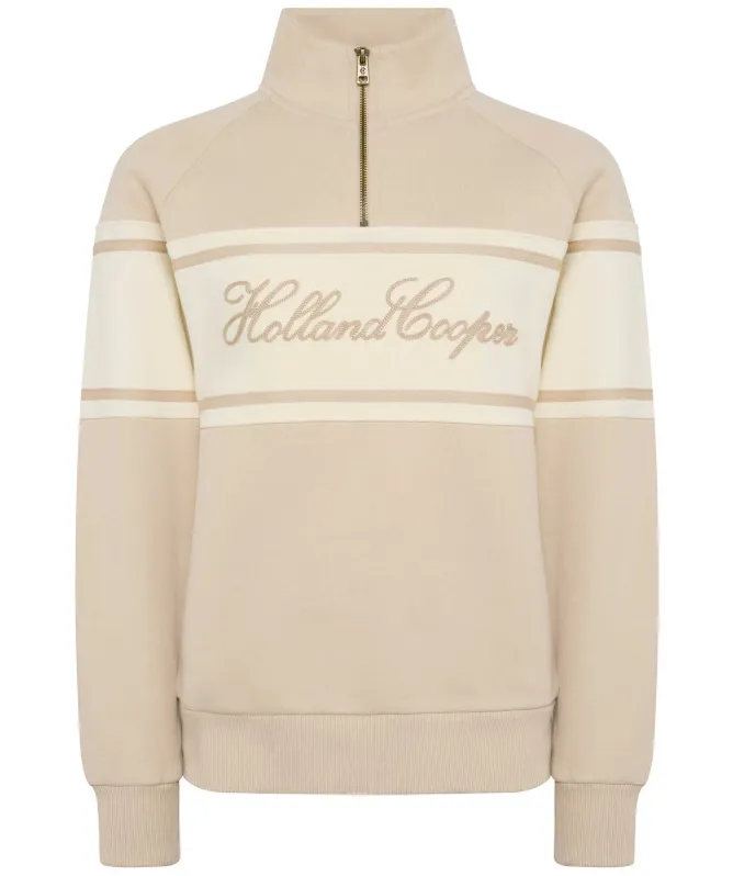 Holland Cooper Signature Quarter Zipper Sweat