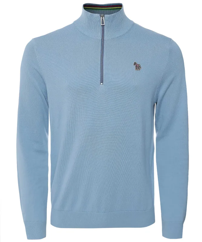 Paul Smith Half-Zip Zebra Jumper