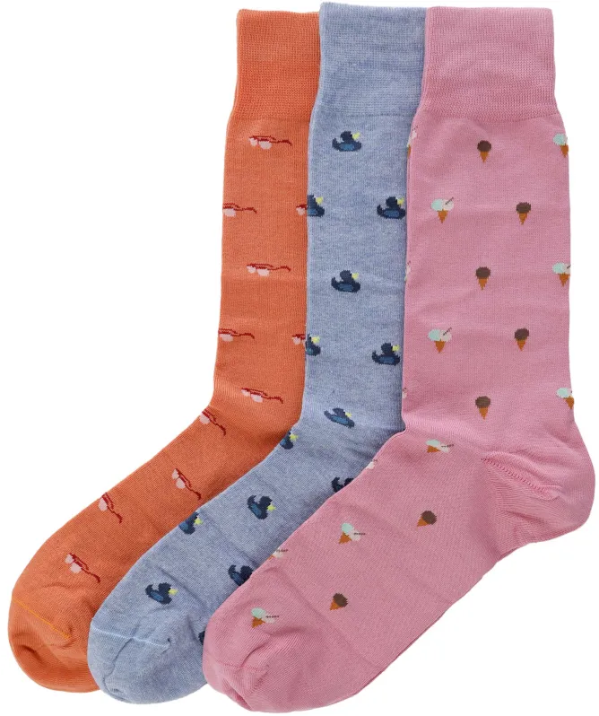 Paul Smith Summer Novelty Socks 3 Pack