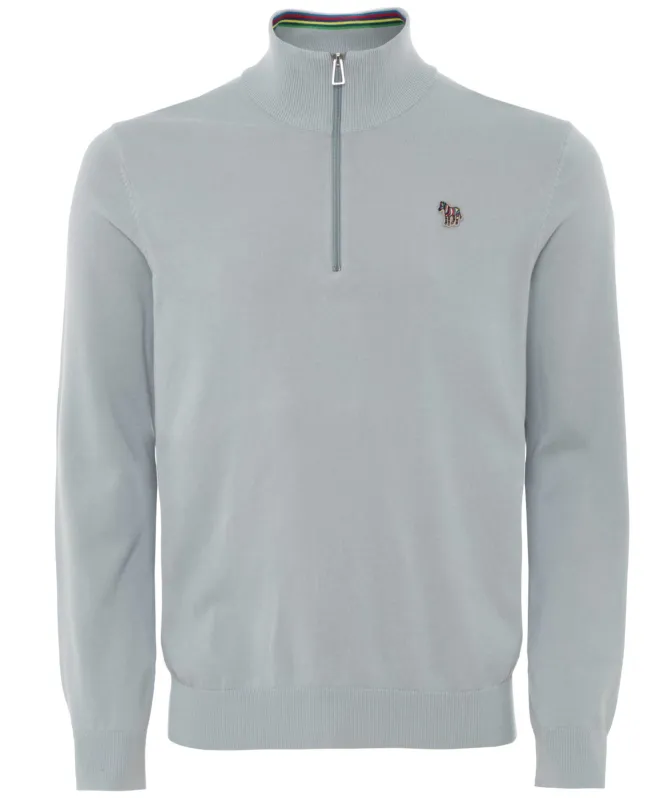 Paul Smith Half-Zip Zebra Jumper