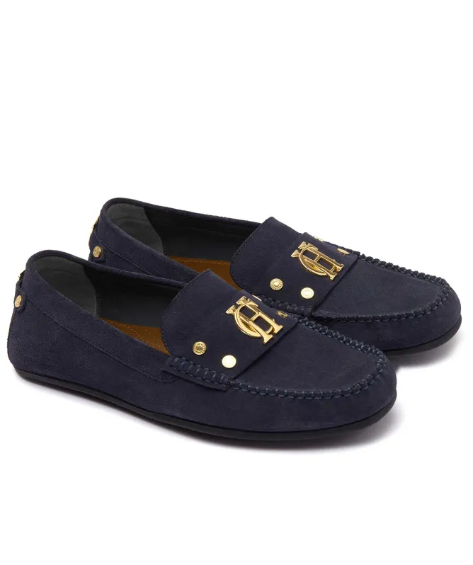 Holland Cooper Suede Driving Loafers