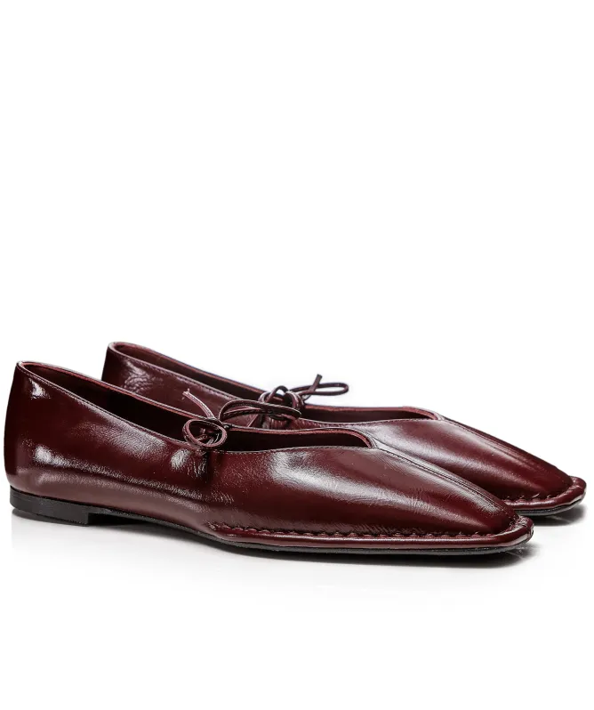 ALOHAS Sway Leather Ballet Flats
