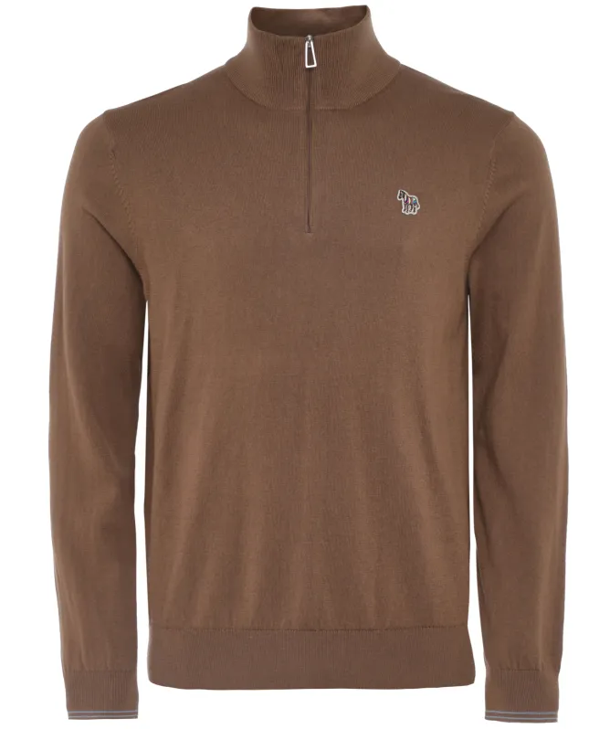Paul Smith Zebra Logo Quarter Zipper Sweater