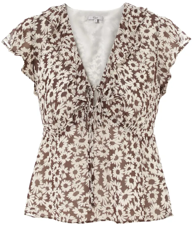 Rails Carmine Tie-Front Top