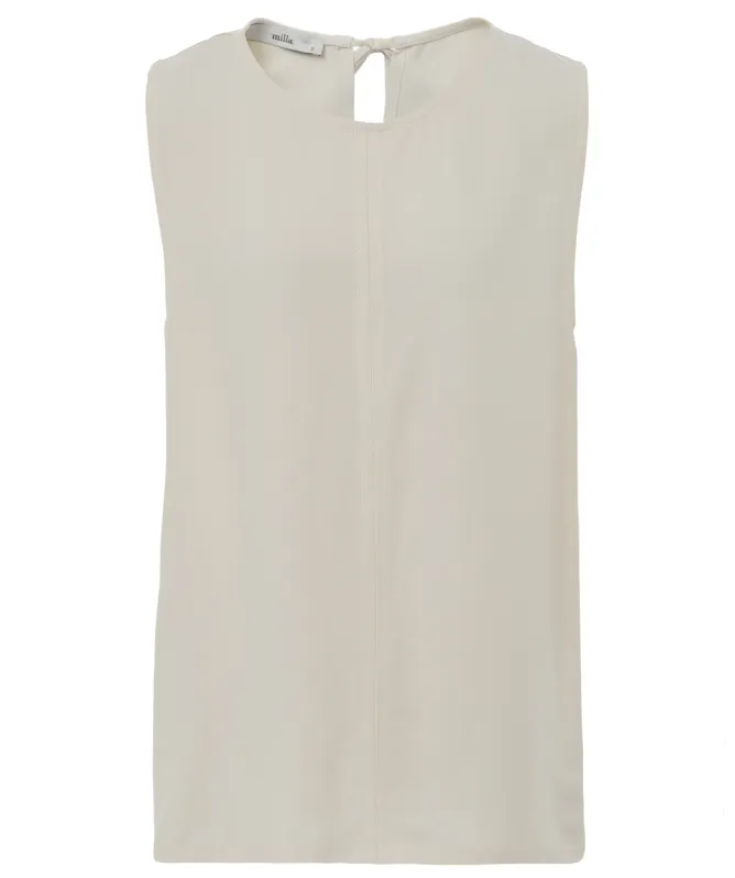 Milla Round Neck Linen Top