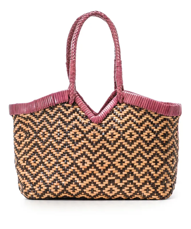 Vipera Crudelia Flower Woven Tote
