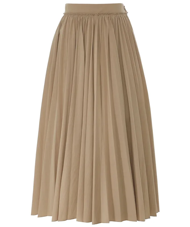 Milla Pleated Midi Skirt