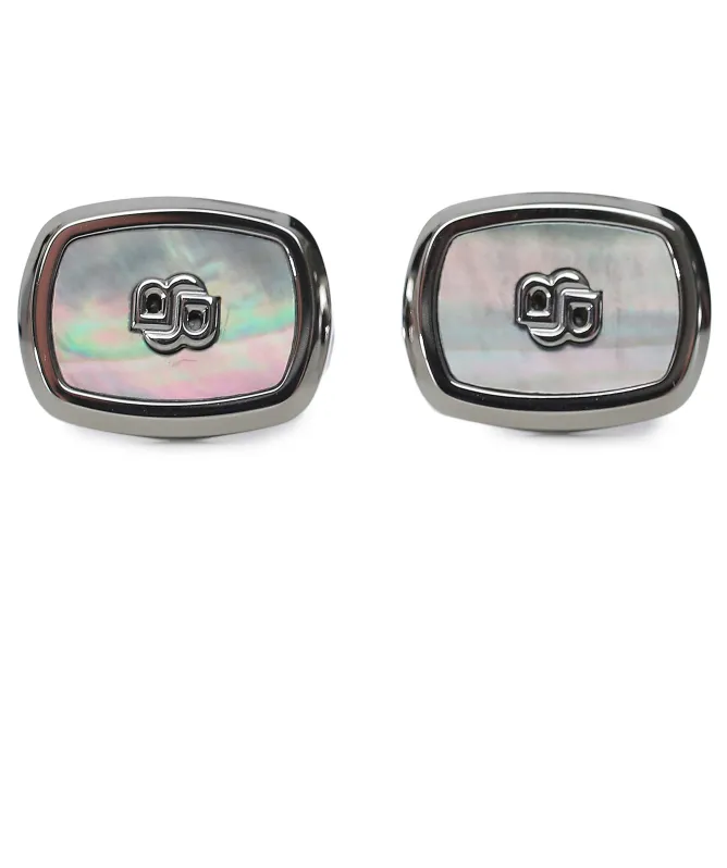 BOSS Mother-of-Pearl Monogram Cufflinks