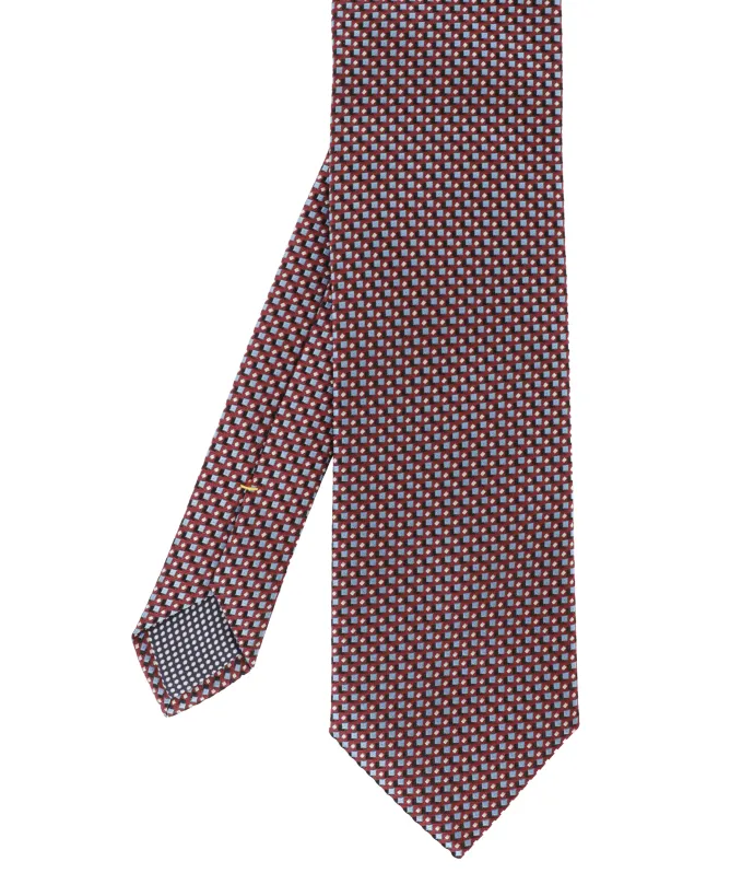Eton Geometric Printed Tie