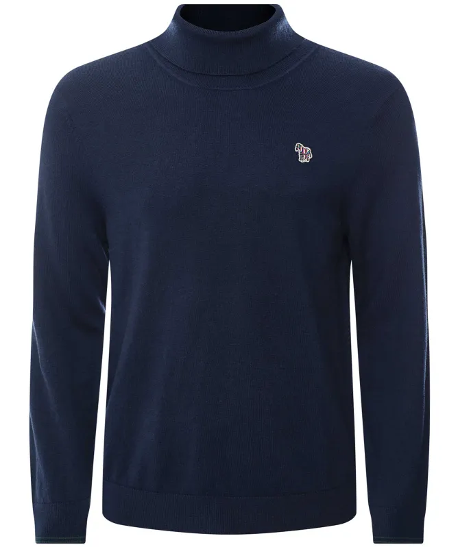 Paul Smith Roll Neck Zebra Jumper