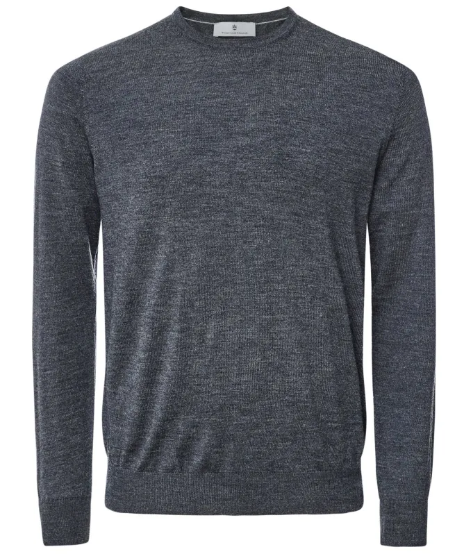 Thomas Maine Merino Crew Neck Jumper