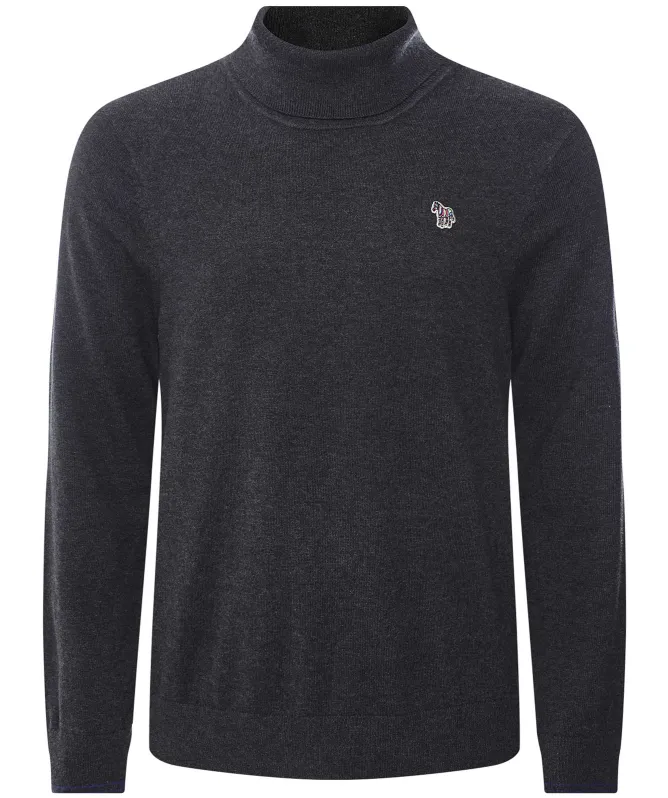 Paul Smith Roll Neck Zebra Jumper