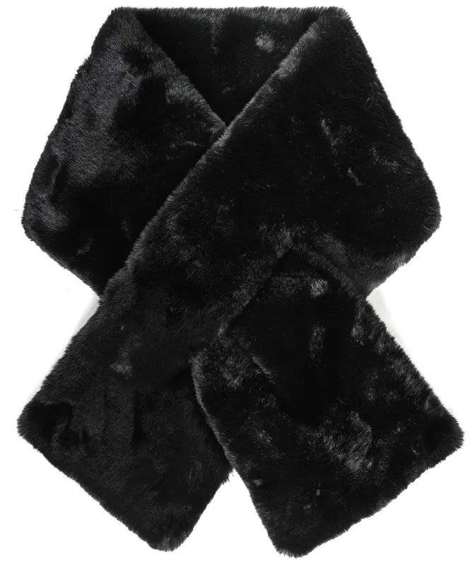 Rino and Pelle Stip Faux Fur Scarf