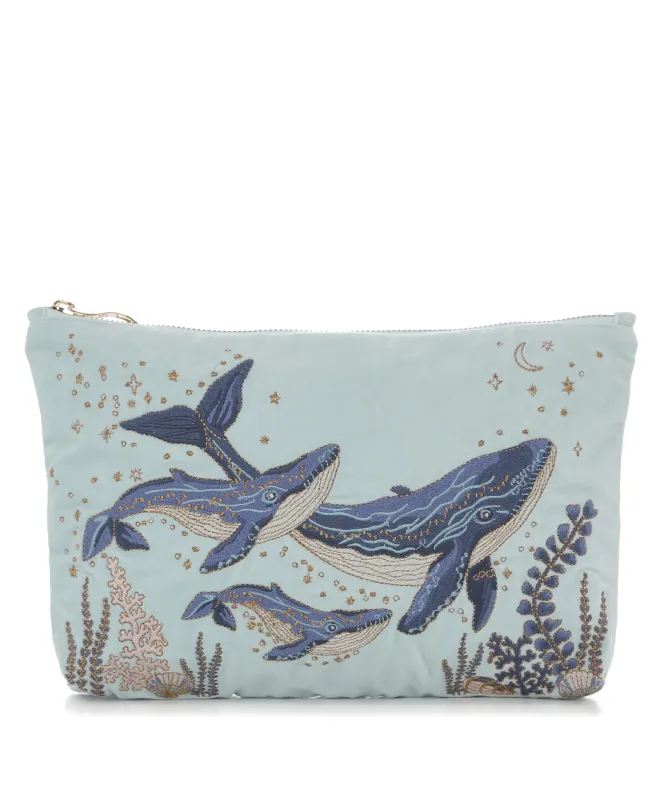 Elizabeth Scarlett Mystical Whale Everyday Pouch