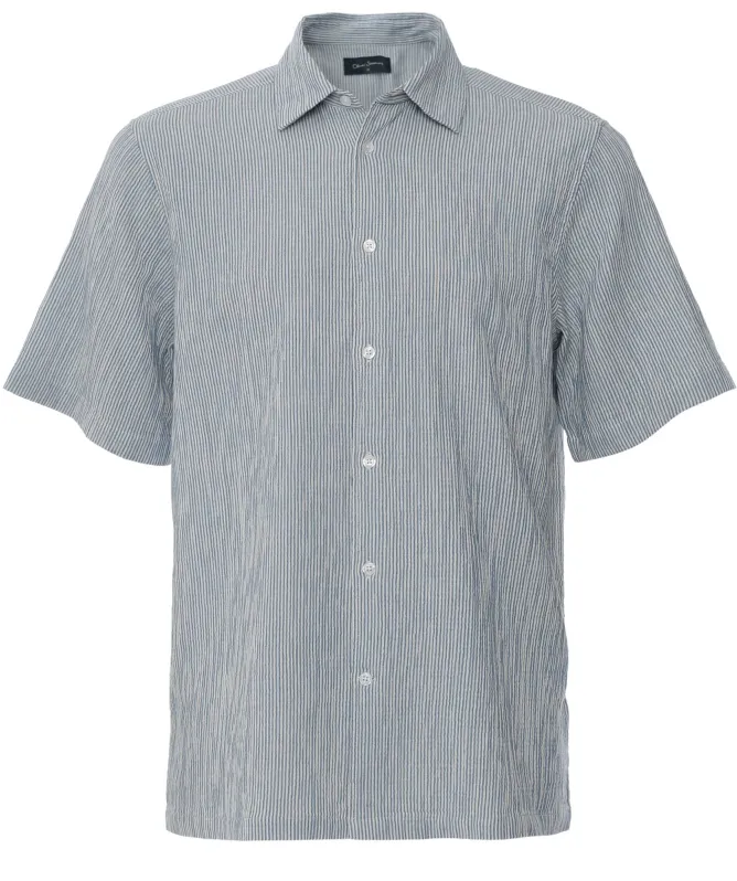 Oliver Sweeney Somerton Cotton Short-Sleeved Shirt