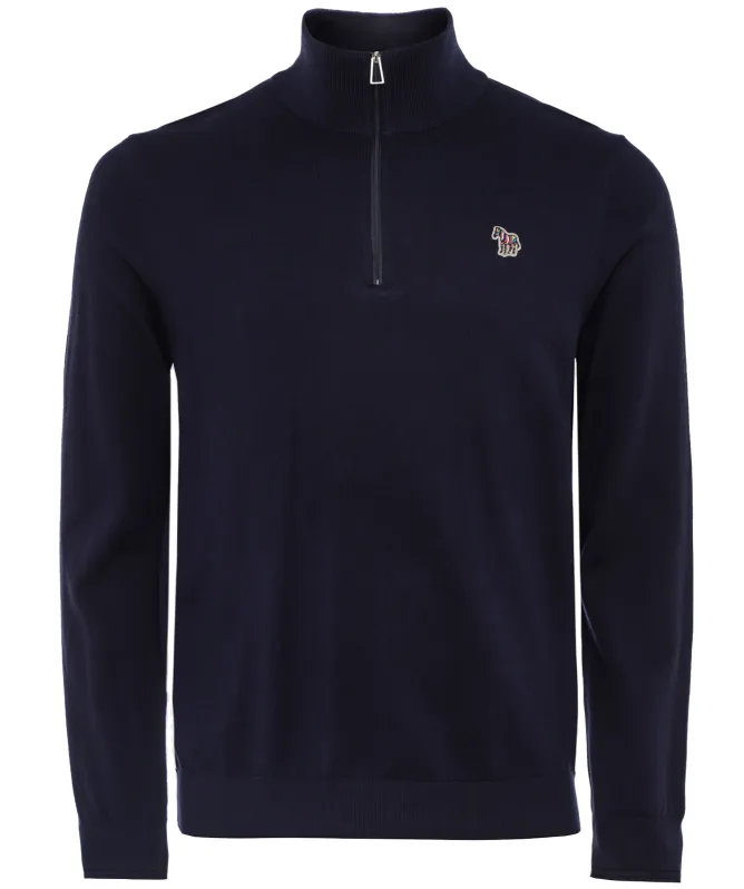 Paul Smith Zebra Logo Quarter Zipper Sweater