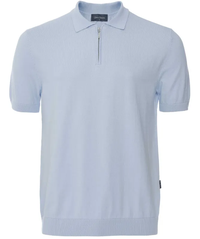 Oliver Sweeney Netherfield Quarter Zipper Polo
