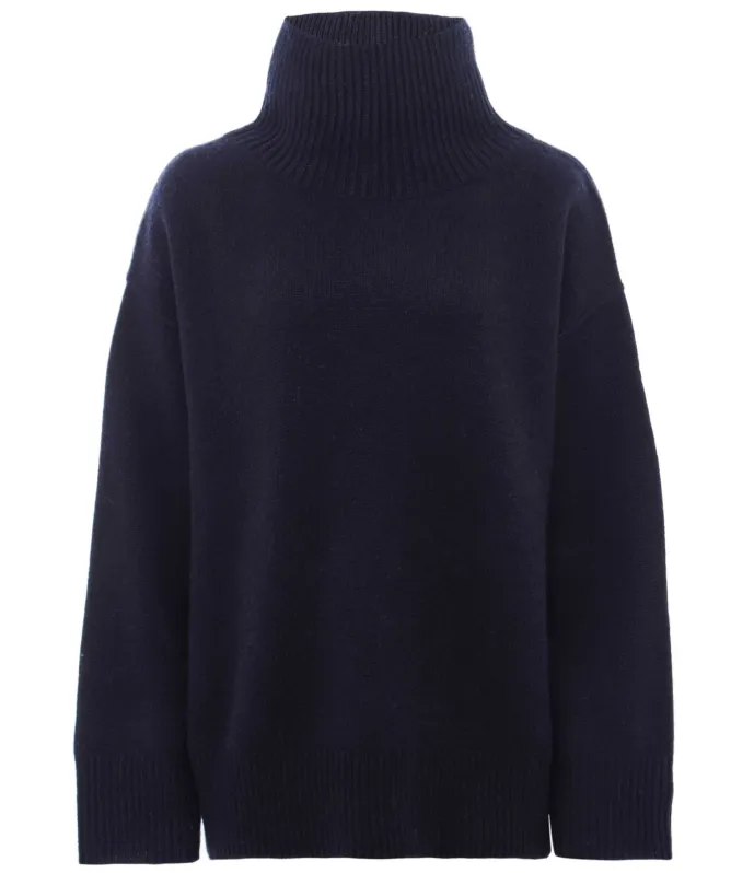 Soft Goat Boyfriend Turtleneck Cashmere Jumper