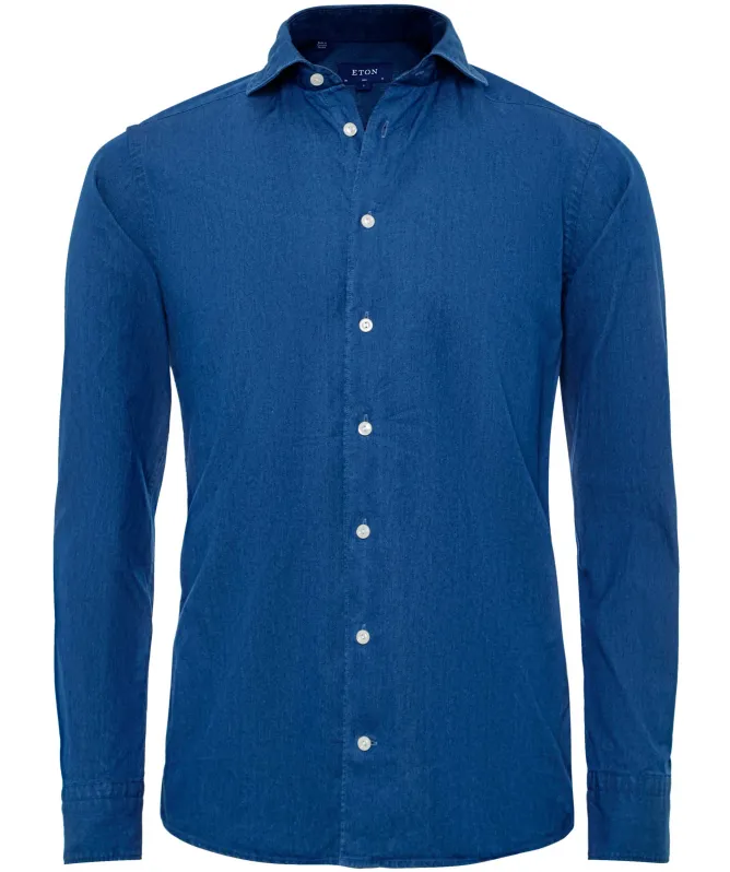 Eton Slim Fit Denim Shirt