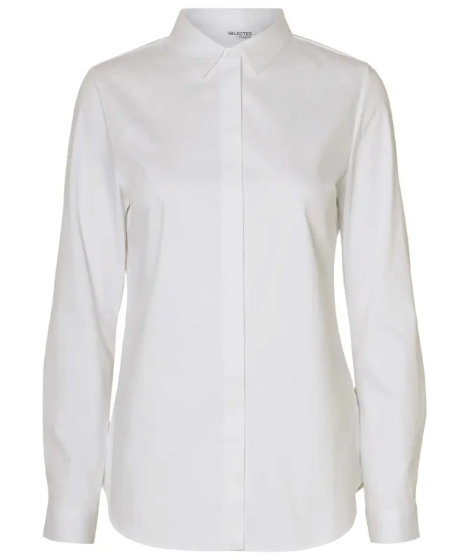 Selected Romie Fitted Long Sleeve Shirt