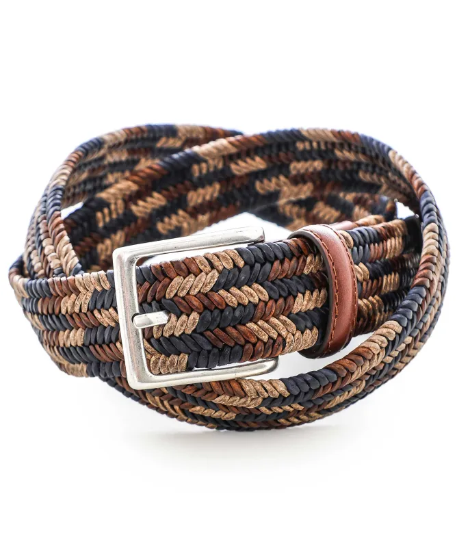 Leyva Woven Leather Belt