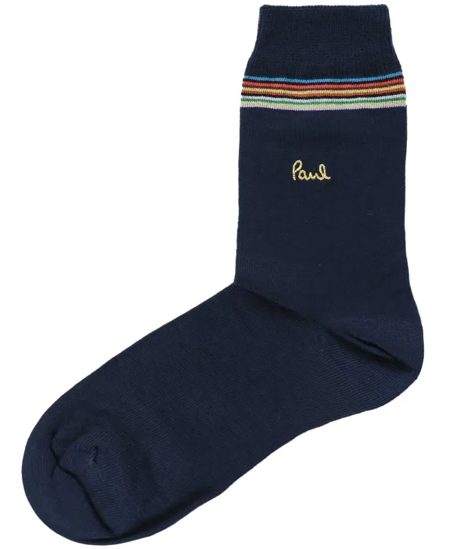 Paul Smith Signature Stripe Tip Socks