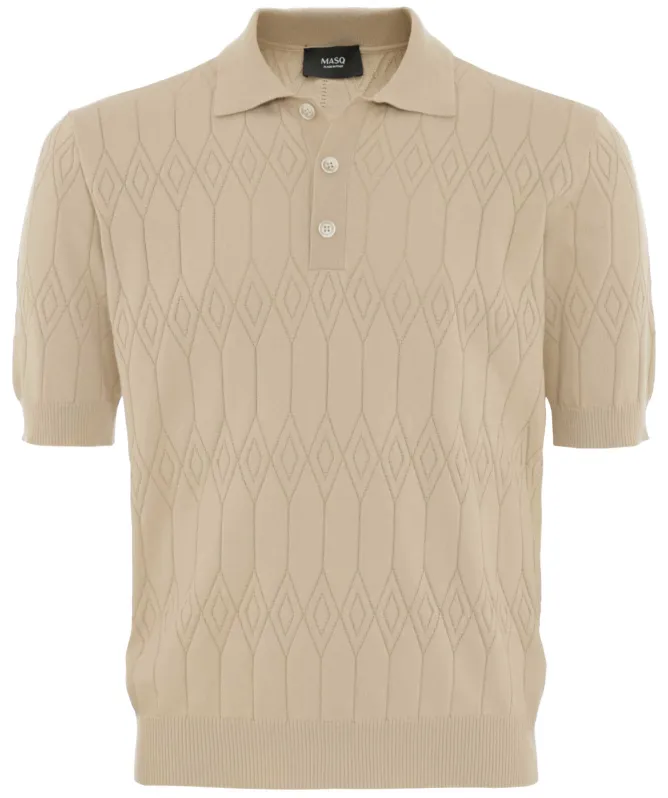 MASQ Jaquard Polo Knit
