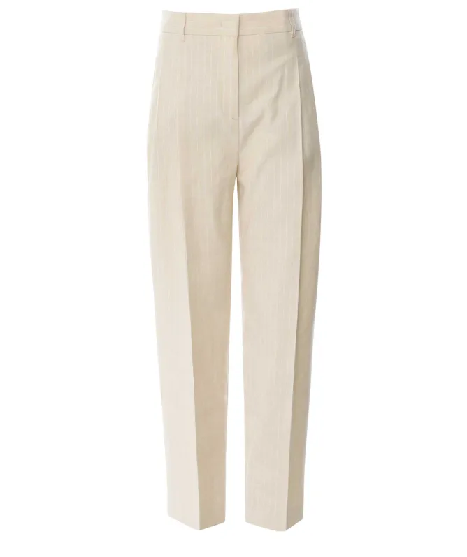 Paul Smith Pinstripe Cropped Suit Trousers